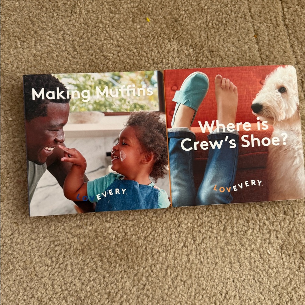 Lovevery Books- Making Muffins & Where is Crew’s Shoe?